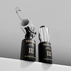 Botol Penetes Kaca 5ml dengan Penetes Tombol Tekan