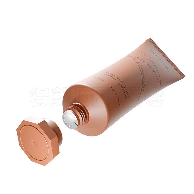 핸드 크림용 팔각형 캡이 있는 30ml 플라스틱 튜브