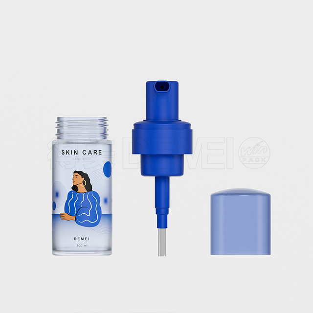 Dispenser Sabun Berbusa Kaca 80ml untuk Kemasan Perawatan Pribadi