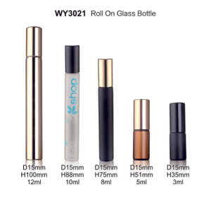 3ml 5ml 8ml 10ml 12ml Chai lăn m&agrave;u hổ ph&aacute;ch, đen, v&agrave;ng s&aacute;ng b&oacute;ng cho tinh dầu v&agrave; huyết thanh