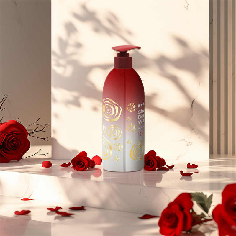 550 ml HDPE plastic lotionpompfles voor shampoo en body wash