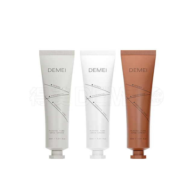 핸드 크림용 팔각형 캡이 있는 30ml 플라스틱 튜브