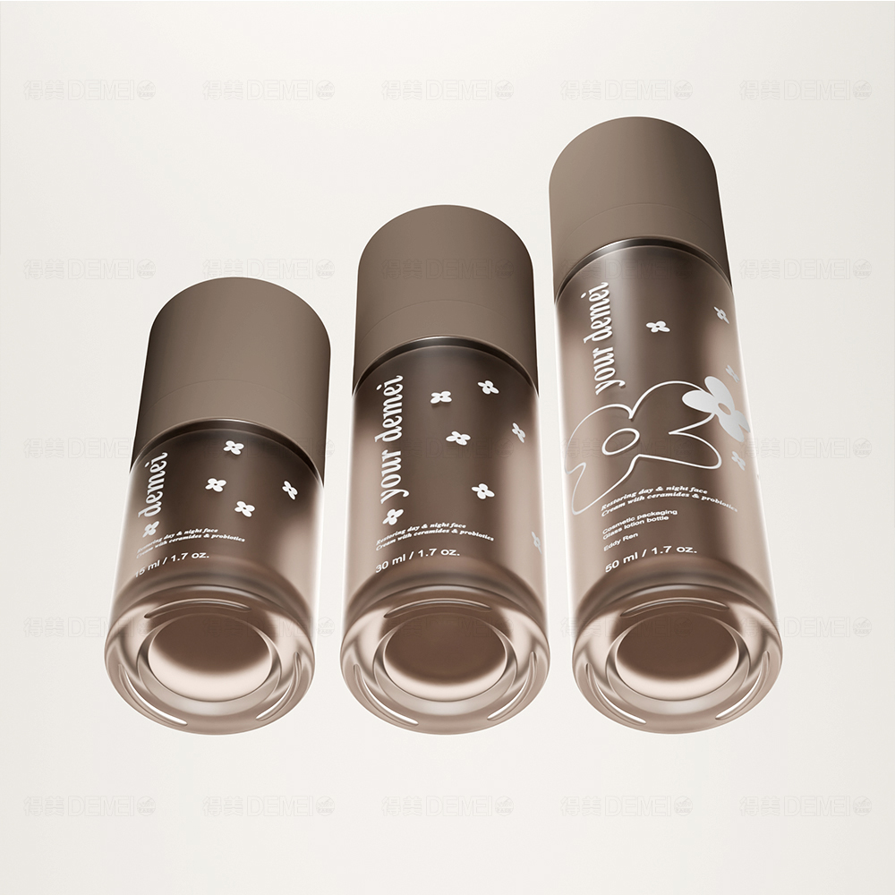 15ml 30ml 50ml Chai thủy tinh m&agrave;u hổ ph&aacute;ch mờ c&oacute; kh&ocirc;ng kh&iacute; cho chai thủy tinh v&agrave; chai thủy tinh c&oacute; thể t&aacute;i chế