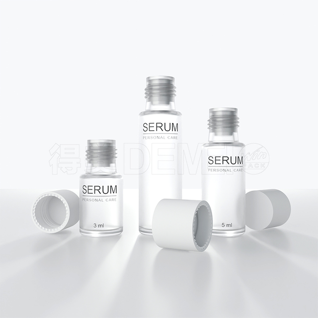 3 ml 5 ml 7 ml szklana butelka z tubką na serum