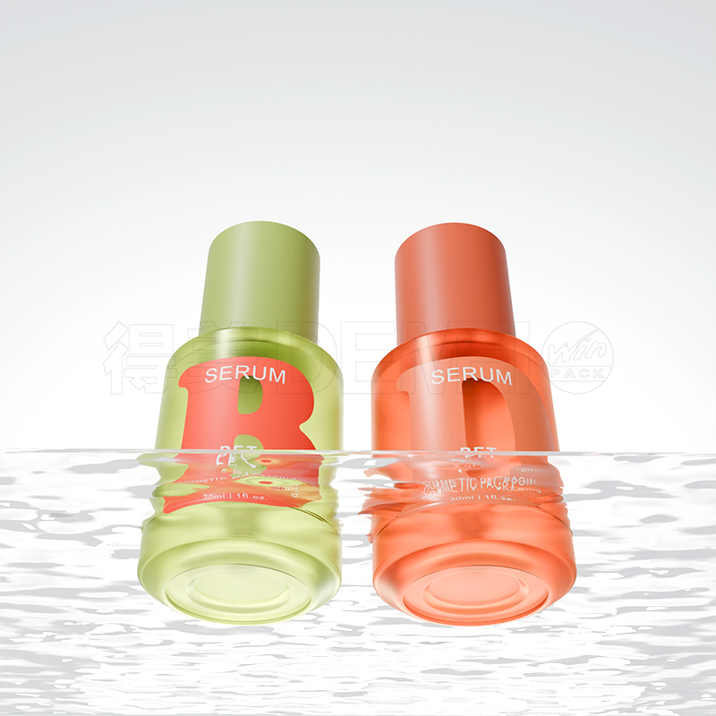 Botol Plastik PET 30ml dengan Penetes Tombol Tekan untuk Serum