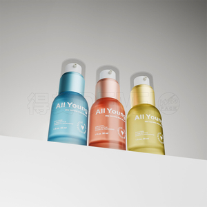 30 ml glazen blauw/rood/geel spuitfles
