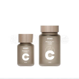 Bambu Kapaklı 60ml 150ml Kaps&uuml;l İla&ccedil; Cam Şişe