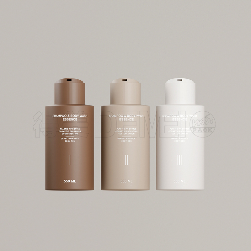 550 ml PP-plastic fles met schijfdop 